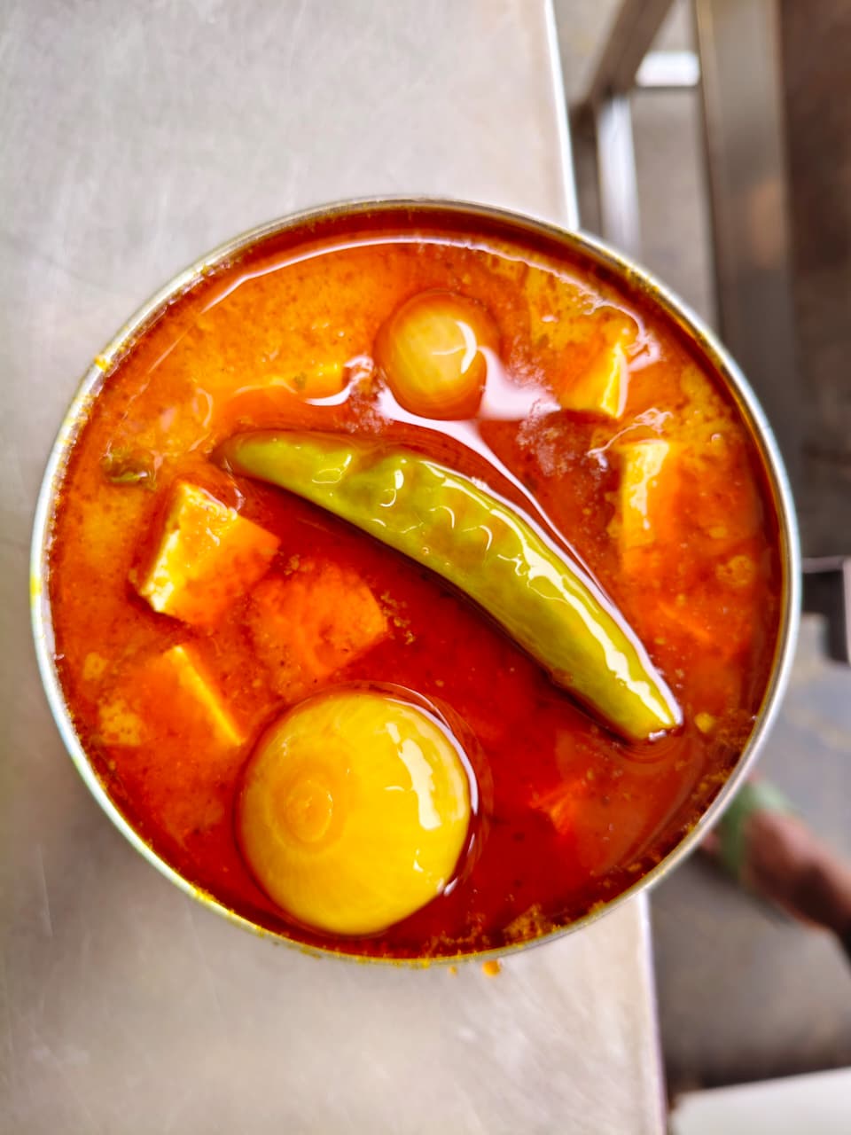 Matar Paneer Ki Juice Wali Sabji